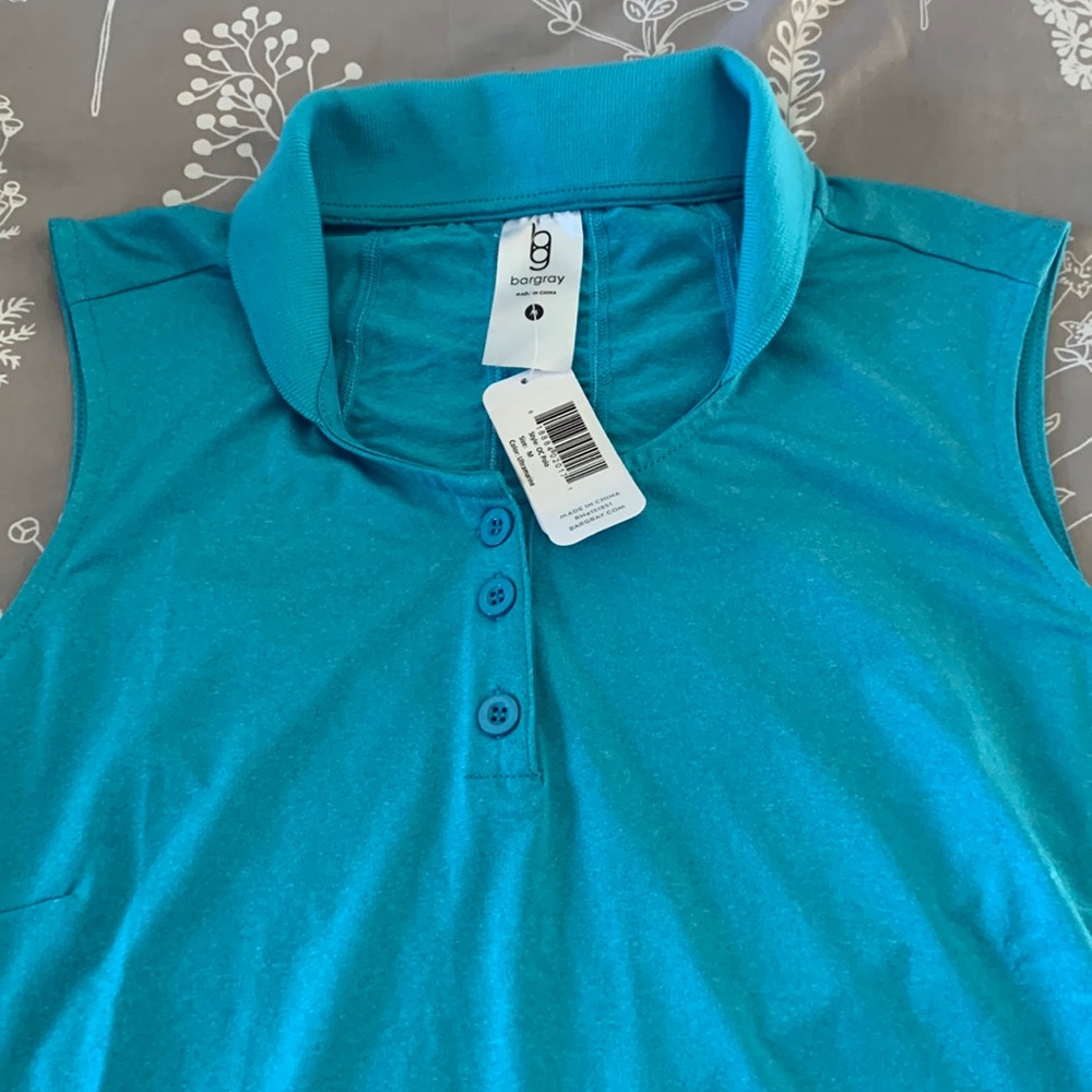 NWT sleeveless Bargray golf shirt